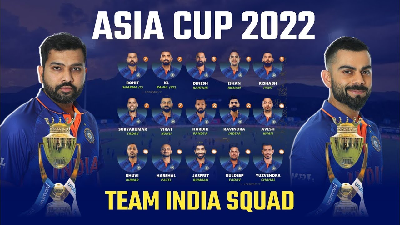 Asia Cup 2022 Indian Squard